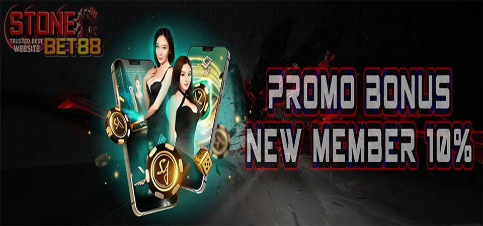 Bonus New Member 10% - STONEBET88