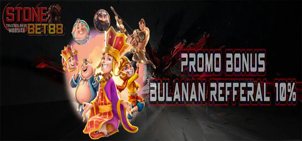 Bonus Bulanan Refferal 10% - STONEBET88