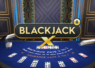 Blackjack X 6 - Azure - STONEBET88